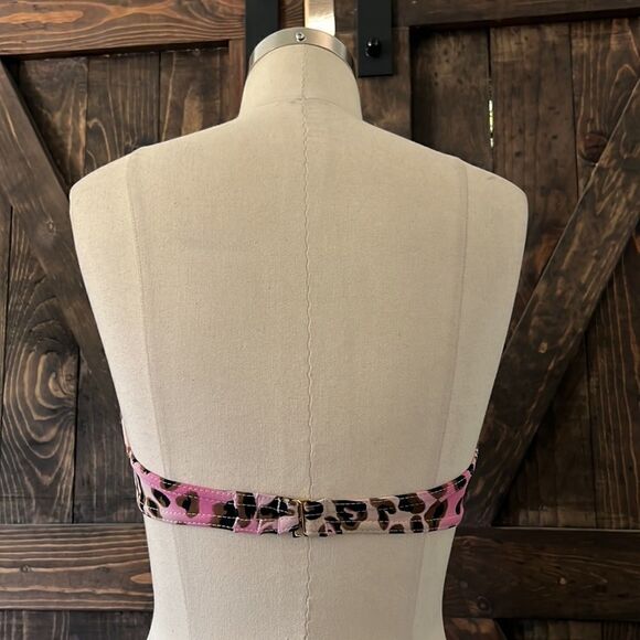 Radio Fiji Bandeu bikini pink brown Animale print - Picture 5 of 9